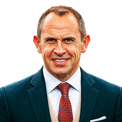 AI-created portrait of Chris Waller