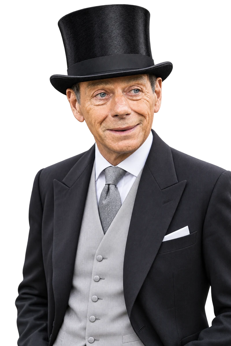 AI-created editorial portrait of Sir Henry Cecil