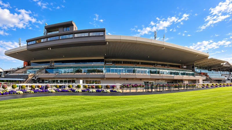 Illustrated view of Morphettville racecourse