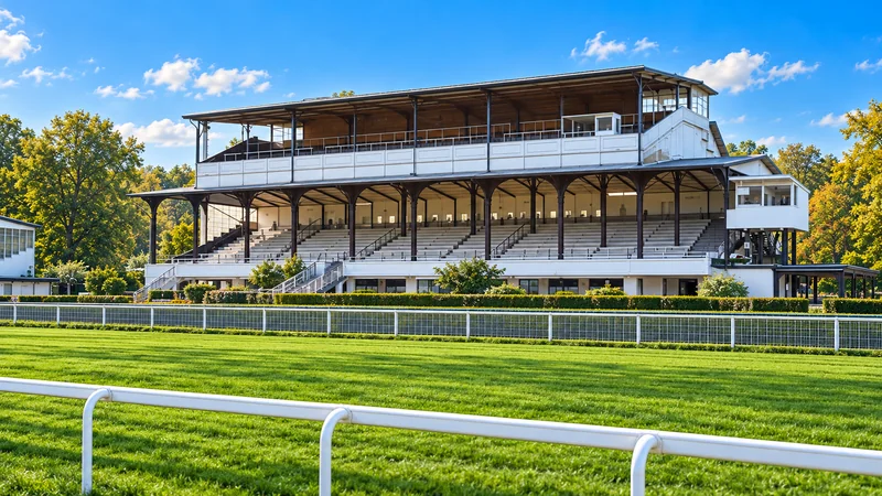Illustrated view of Köln racecourse