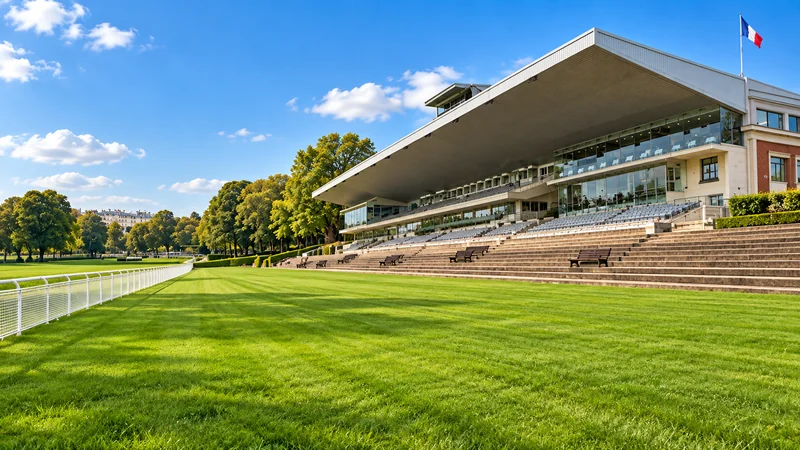Illustrated view of Saint-Cloud racecourse
