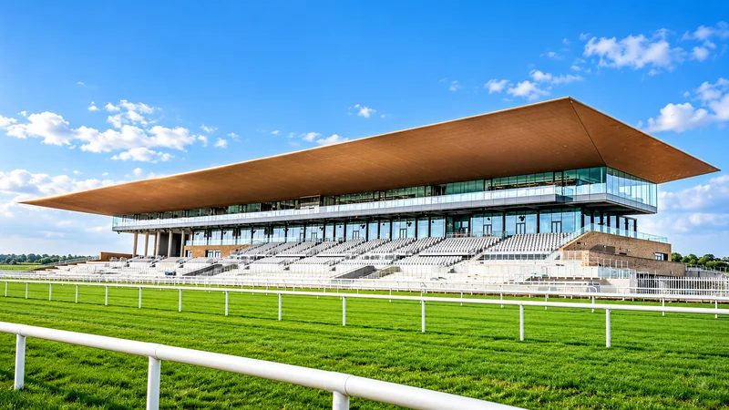 Illustrated view of Curragh racecourse