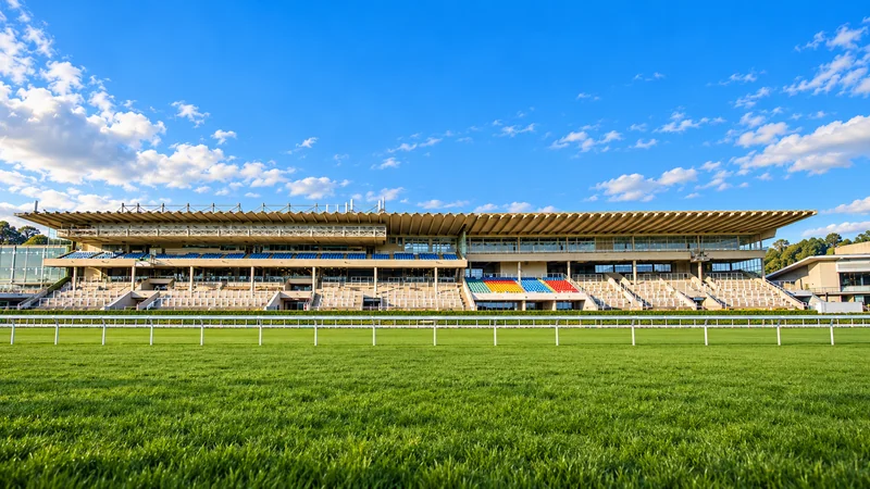 Illustrated view of Leopardstown racecourse