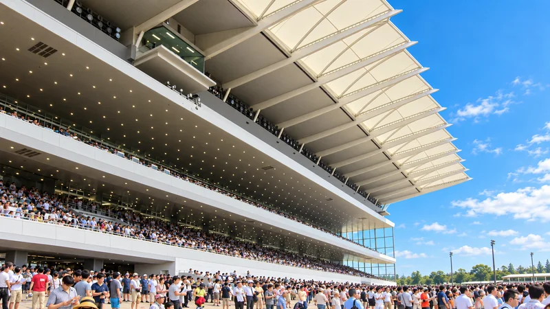 Illustrated view of Chukyo racecourse