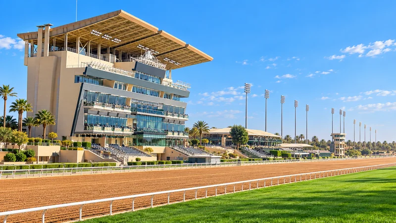Illustrated view of King Abdulaziz Racecourse racecourse