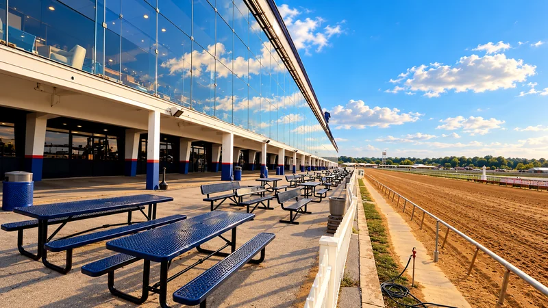 Illustrated view of Laurel Park racecourse
